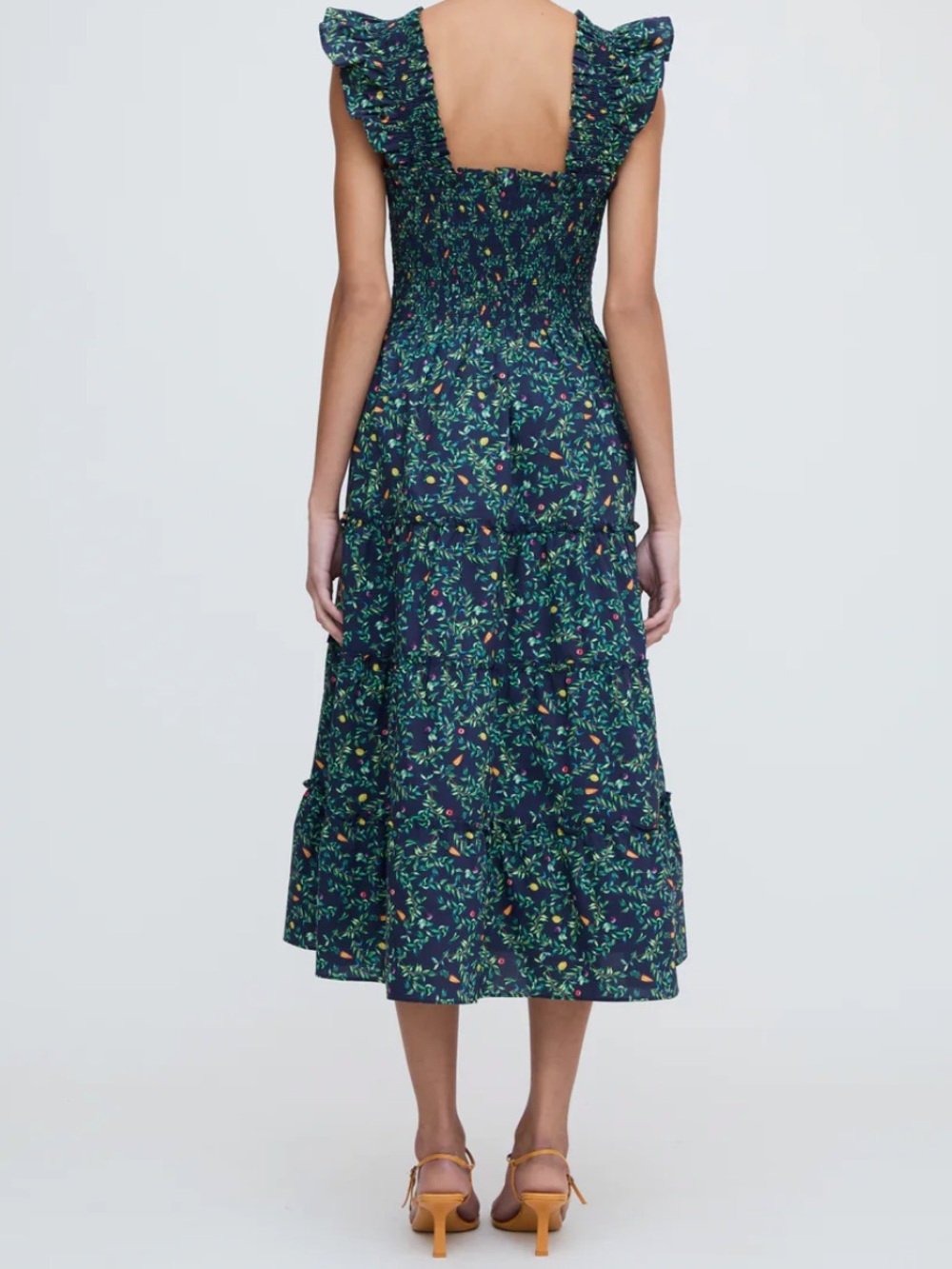 Hill House Ellie nap dress midnight garden poplin - Picture 2 of 9